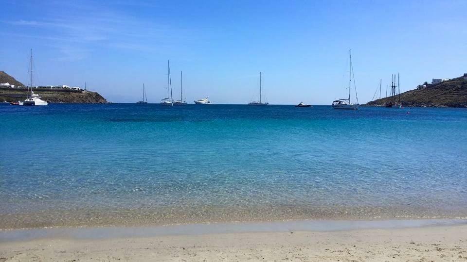 Magical Ornos! Beach House!Beach 1' Walk-Mykonos Town 2Km 외부 사진