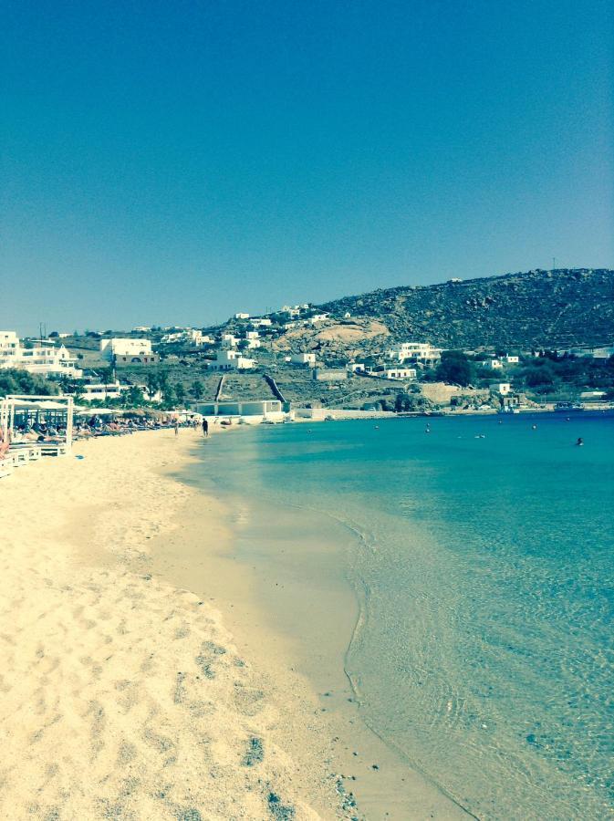 Magical Ornos! Beach House!Beach 1' Walk-Mykonos Town 2Km 외부 사진