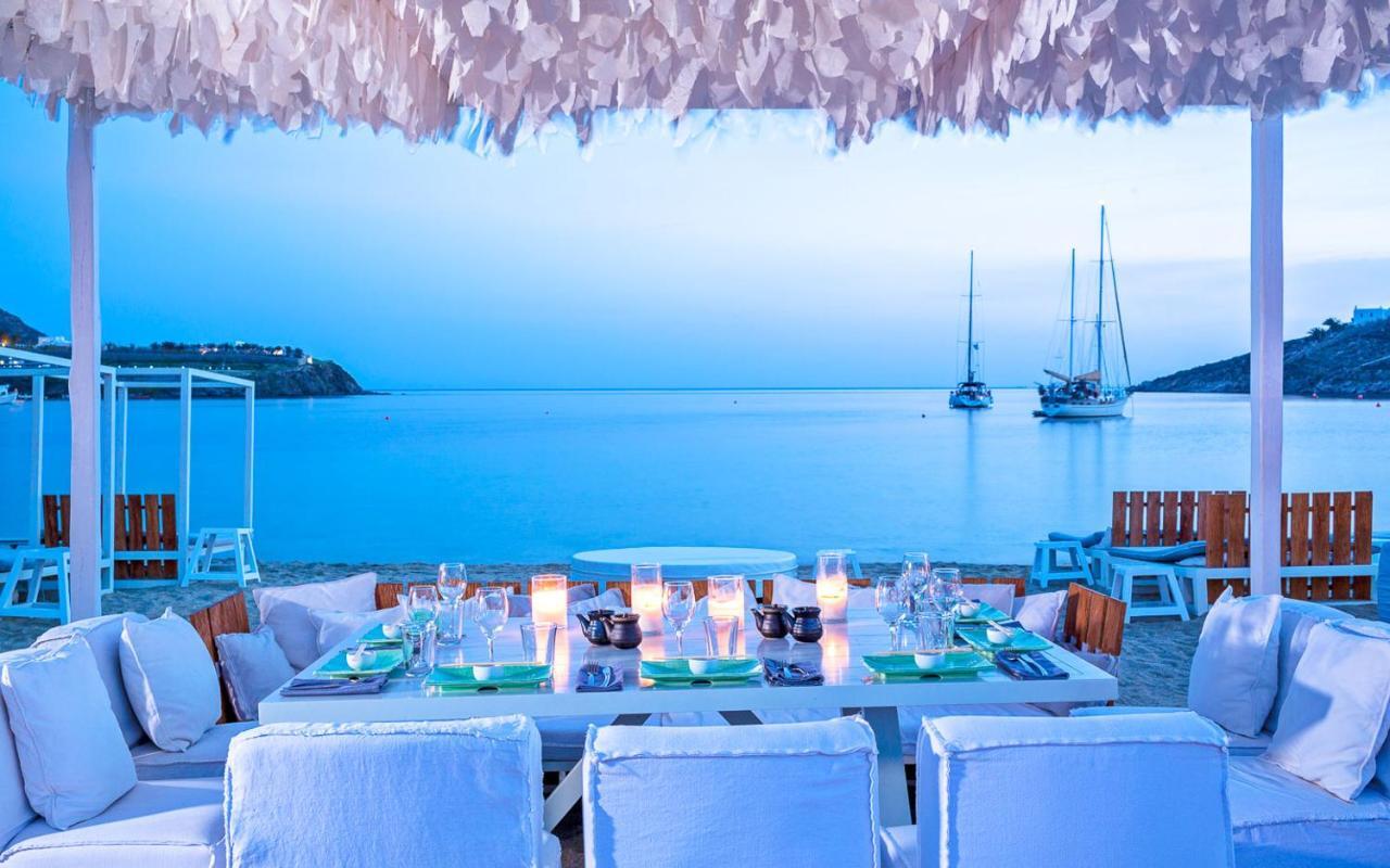 Magical Ornos! Beach House!Beach 1' Walk-Mykonos Town 2Km 외부 사진
