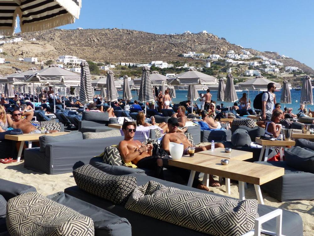 Magical Ornos! Beach House!Beach 1' Walk-Mykonos Town 2Km 외부 사진